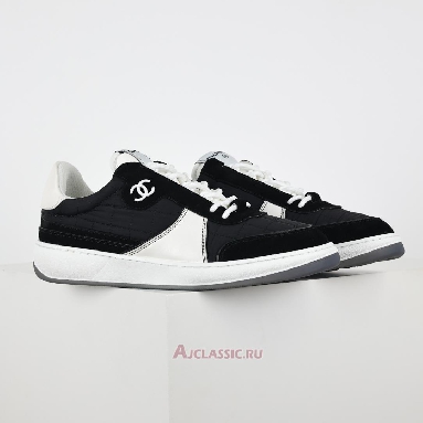 Buy Chanel 2023 Interlocking CC Logo Sneakers Black White Black G39804-Y56332-K5435 Quality Reps Replicas Shoes