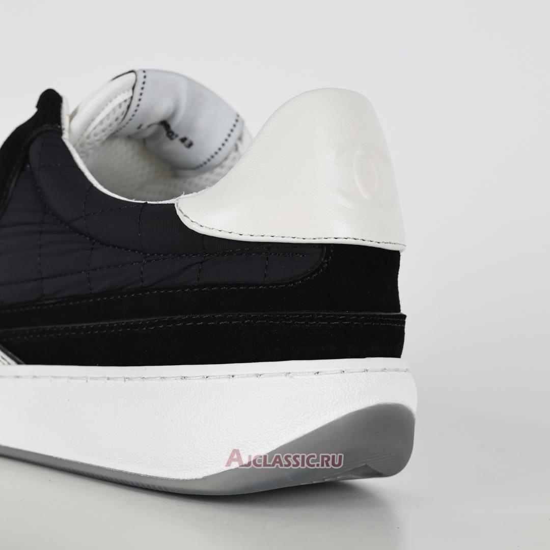 New Chanel 2023 Interlocking CC Logo Sneakers "Black White" G39804-Y56332-K5435 Shoes