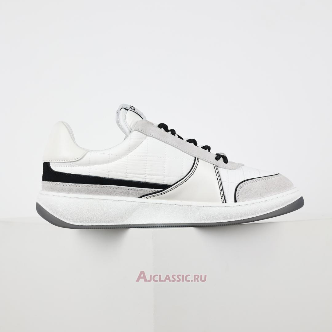 New Chanel CC Quilted Tennis Sneakers "White Black" G39804-Y56332-K5576 Shoes