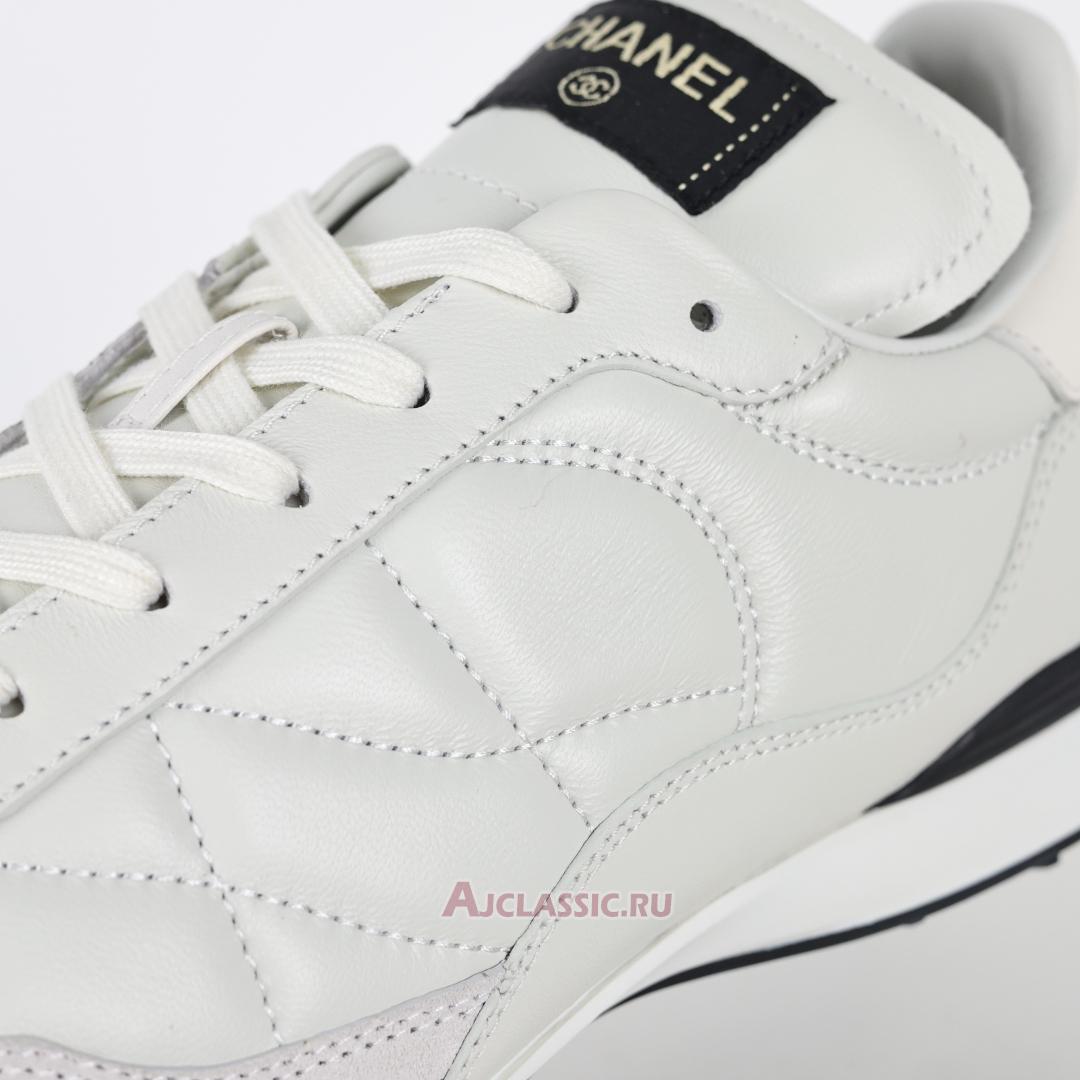 New Chanel Sneaker Low "White Leather" G40178-Y56625-0T614 Shoes