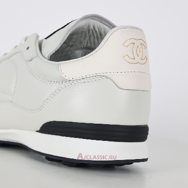 Buy Chanel Sneaker Low White Leather White G40178-Y56625-0T614 Quality Reps Replicas Shoes