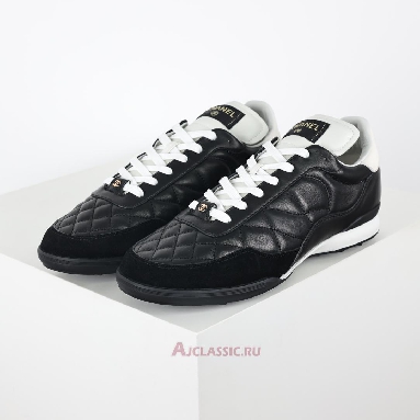 Buy Chanel Sneaker Low Black Leather Black G45839-B17446-NZB02-2 Quality Reps Replicas Shoes