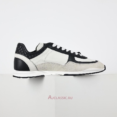 Buy Chanel Calfskin & Suede Calfskin CC Logo Sneaker White Black White G46372-B19848-NAFGP-2 Quality Reps Replicas Shoes