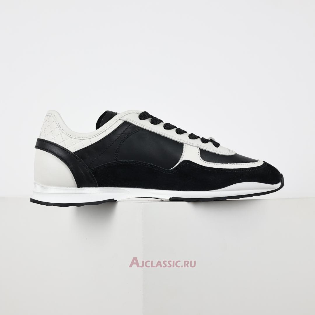 New Chanel Calfskin & Suede Calfskin CC Logo Sneaker "Black White" G46372-B19848-NAFGO-2 Shoes