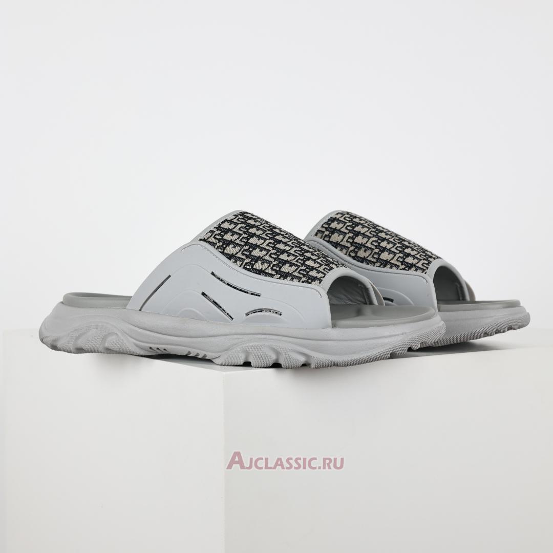 New Dior H-Town Sandal "Dior Oblique - Grey Beige" 3SA132ZYF_H800800 Shoes