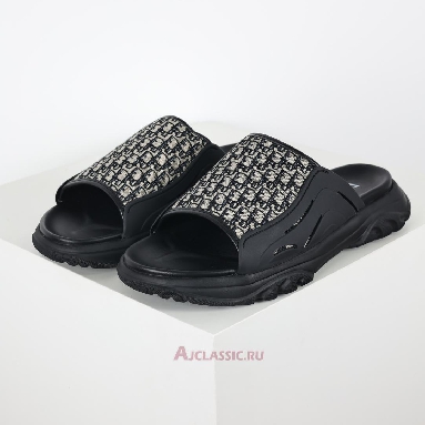 Buy Dior H-Town Sandal Dior Oblique - Black Black 3SA132ZYF_H961 Quality Reps Replicas Shoes