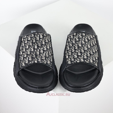Buy Dior H-Town Sandal Dior Oblique - Black Black 3SA132ZYF_H961 Quality Reps Replicas Shoes