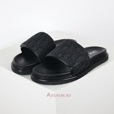 Buy Dior Aqua Sandal Black Dior Oblique Jacquard Black 3SA167ZSA_H969 Quality Reps Replicas Shoes