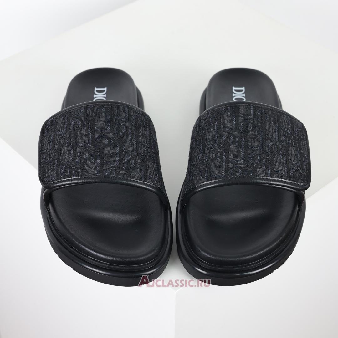 New Dior Aqua Sandal "Black Dior Oblique Jacquard" 3SA167ZSA_H969 Shoes