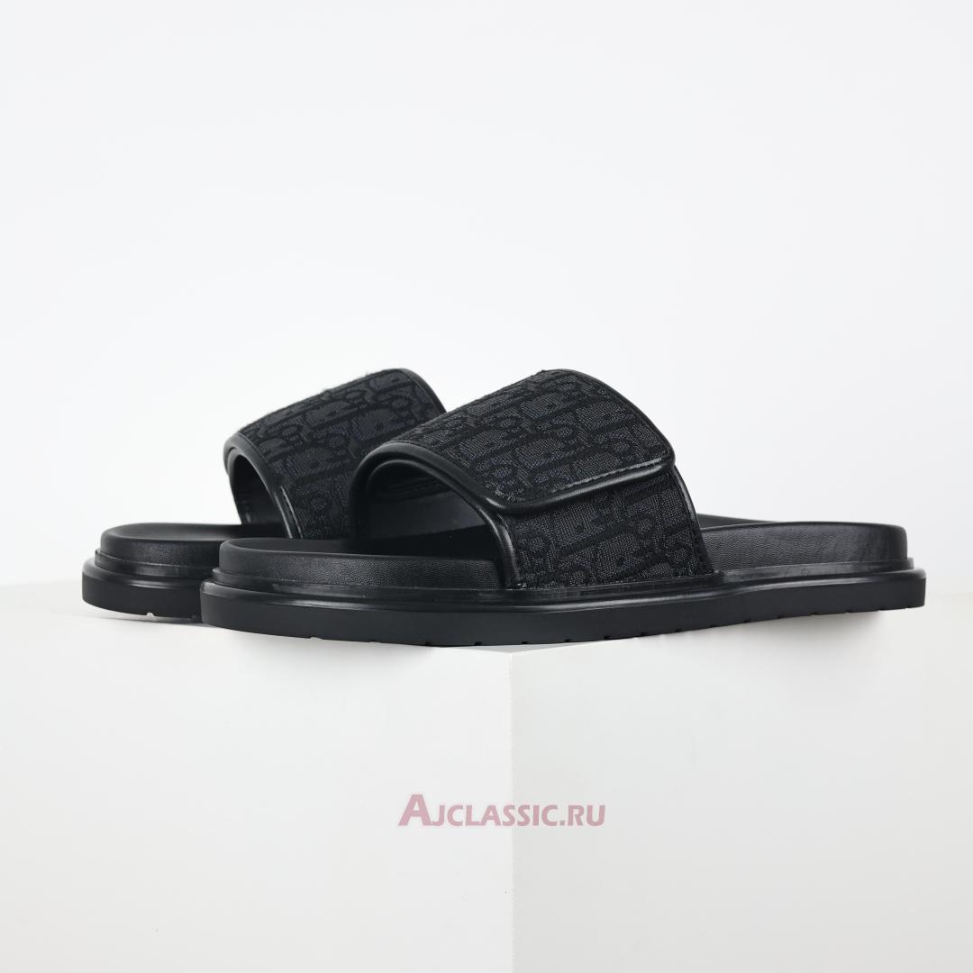 New Dior Aqua Sandal "Black Dior Oblique Jacquard" 3SA167ZSA_H969 Shoes