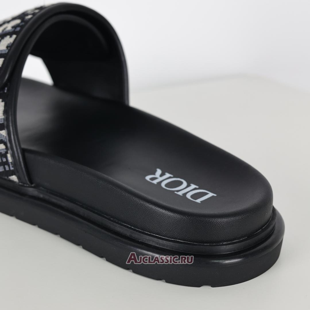 New Dior Aqua Sandal "Beige and Black Dior Oblique Jacquard" 3SA167ZSA_H961 Shoes