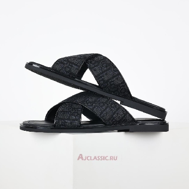 Buy Dior Alias Sandal Black Dior Oblique Jacquard Black 3SA126ZSA_H969 Quality Reps Replicas Shoes