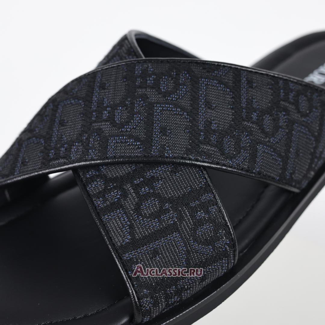 New Dior Alias Sandal "Black Dior Oblique Jacquard" 3SA126ZSA_H969 Shoes