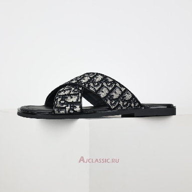 Buy Dior Alias Sandal Beige and Black Dior Oblique Jacquard Beige 3SA126ZSA_H961-2 Quality Reps Replicas Shoes