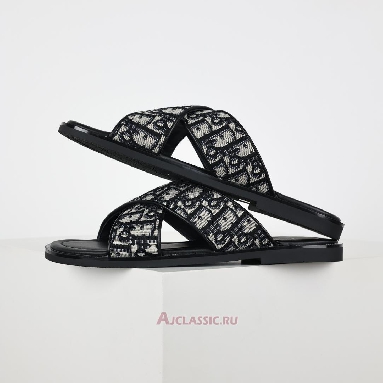 Buy Dior Alias Sandal Beige and Black Dior Oblique Jacquard Beige 3SA126ZSA_H961-2 Quality Reps Replicas Shoes