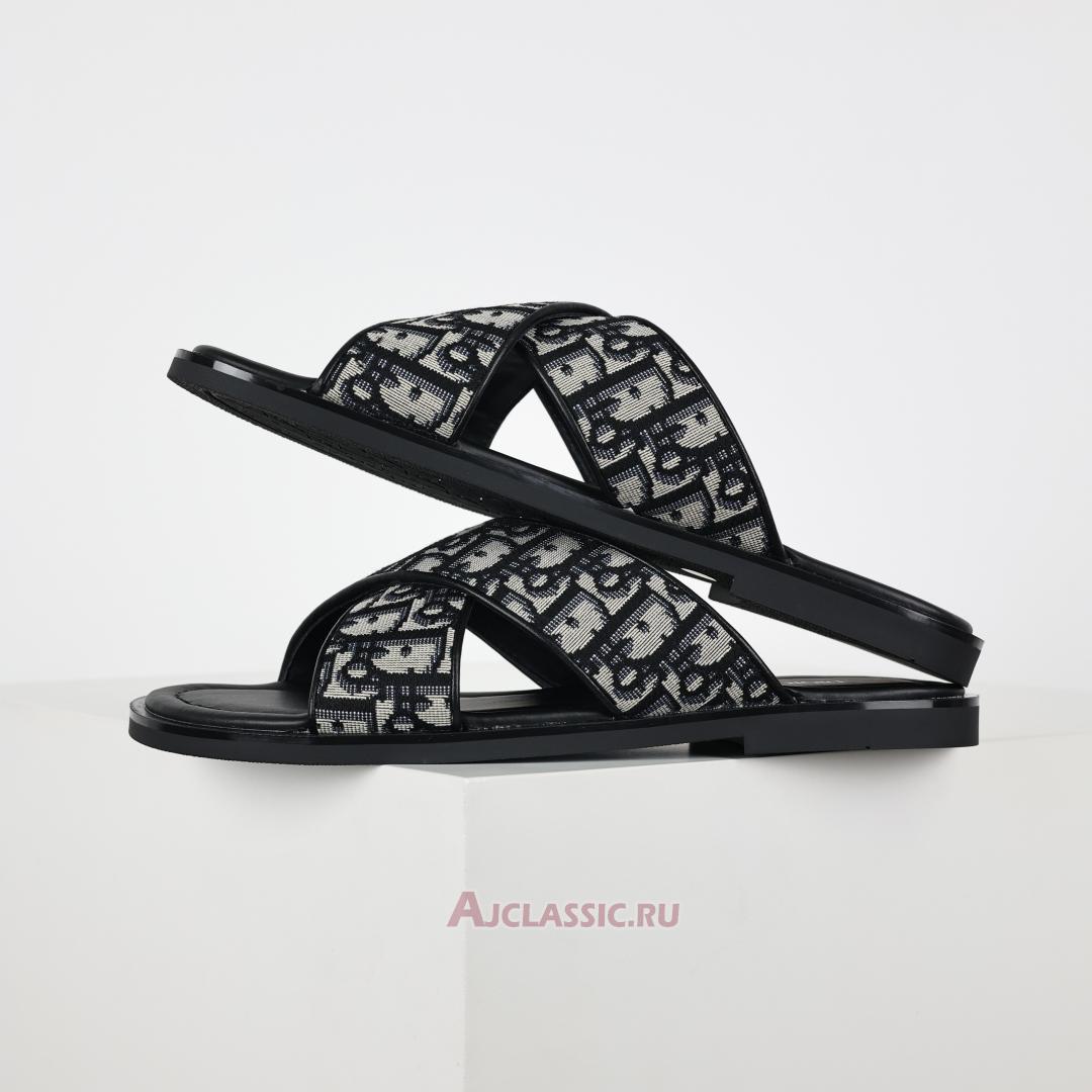 New Dior Alias Sandal "Beige and Black Dior Oblique Jacquard" 3SA126ZSA_H961-2 Shoes