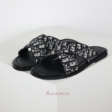 Buy Dior Alias Sandal Beige and Black Dior Oblique Jacquard Beige 3SA126ZSA_H961-2 Quality Reps Replicas Shoes