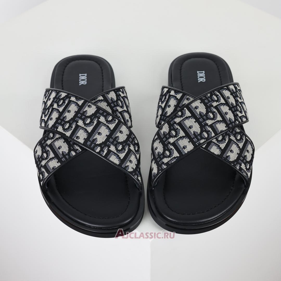 New Dior Alias Sandal "Beige and Black Dior Oblique Jacquard" 3SA126ZSA_H961-2 Shoes