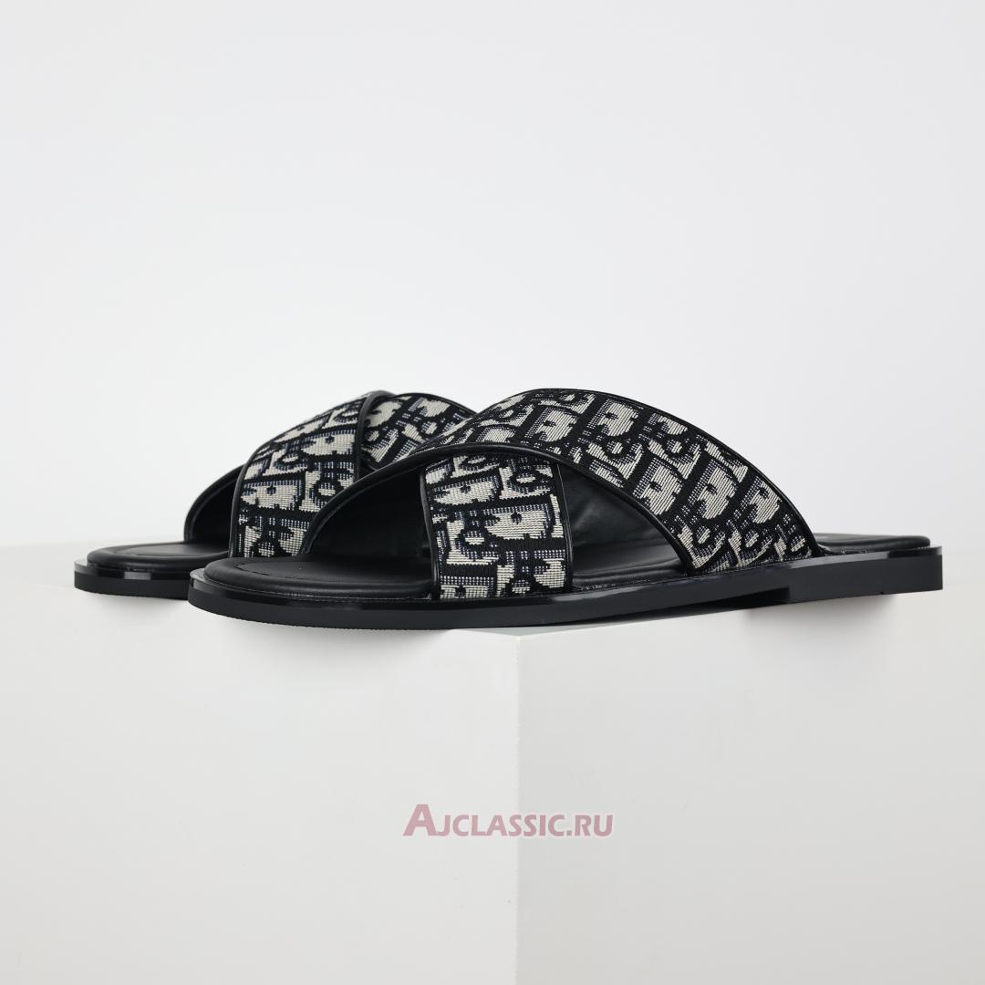 New Dior Alias Sandal "Beige and Black Dior Oblique Jacquard" 3SA126ZSA_H961-2 Shoes