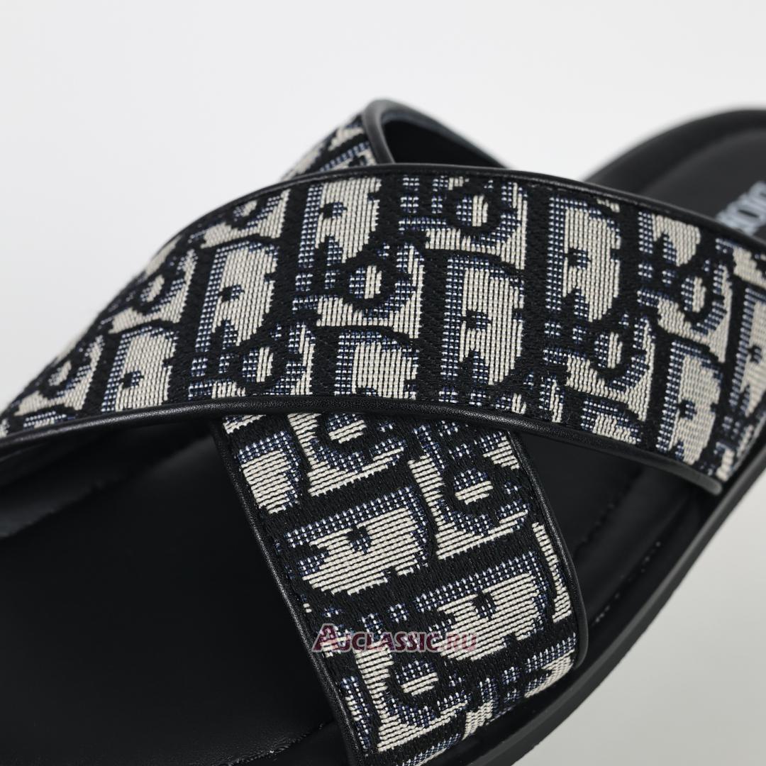 New Dior Alias Sandal "Beige and Black Dior Oblique Jacquard" 3SA126ZSA_H961-2 Shoes