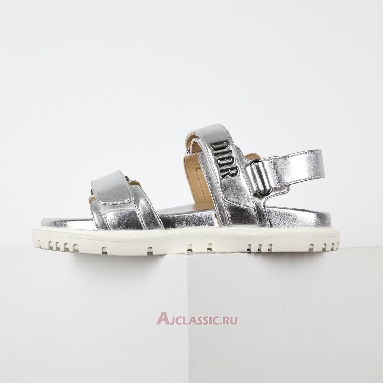 Buy Dior Dioract Sandal Silver Lambskin Silver KCQ547LCV_S49K-2 Quality Reps Replicas Shoes