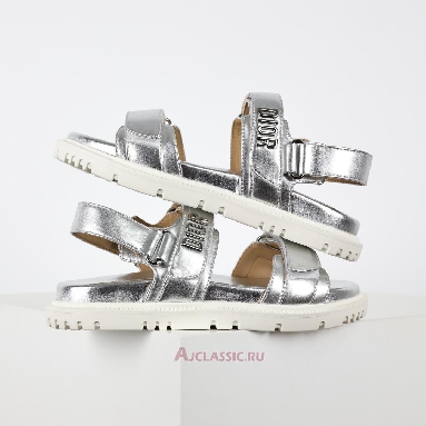 Buy Dior Dioract Sandal Silver Lambskin Silver KCQ547LCV_S49K-2 Quality Reps Replicas Shoes