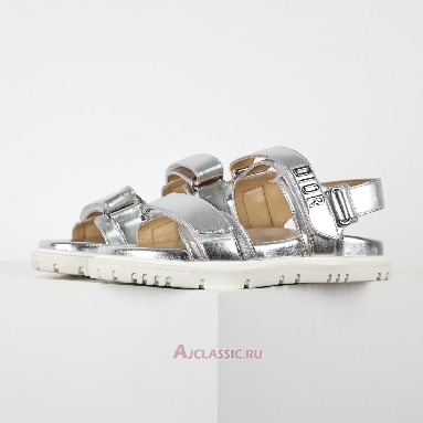 Buy Dior Dioract Sandal Silver Lambskin Silver KCQ547LCV_S49K-2 Quality Reps Replicas Shoes