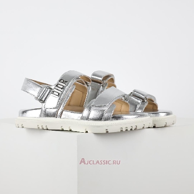 Buy Dior Dioract Sandal Silver Lambskin Silver KCQ547LCV_S49K-2 Quality Reps Replicas Shoes