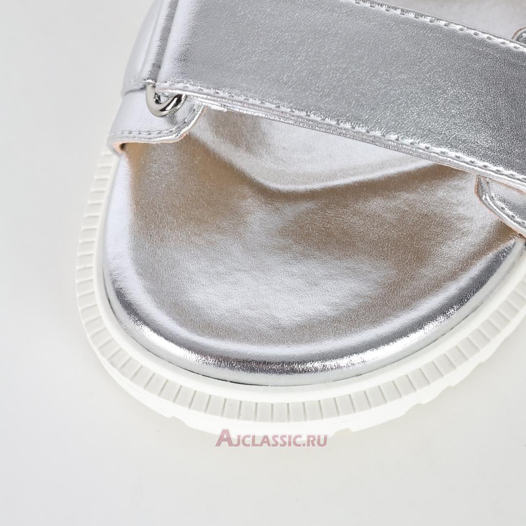 New Dior Dioract Sandal "Silver Lambskin" KCQ547LCV_S49K-2 Shoes