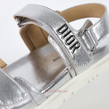 Buy Dior Dioract Sandal Silver Lambskin Silver KCQ547LCV_S49K-2 Quality Reps Replicas Shoes