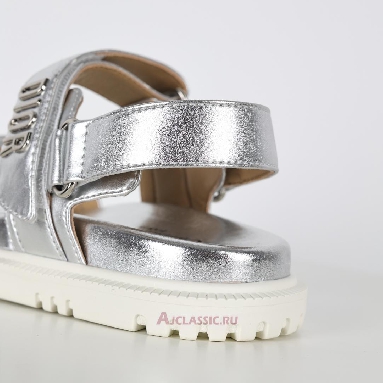 Buy Dior Dioract Sandal Silver Lambskin Silver KCQ547LCV_S49K-2 Quality Reps Replicas Shoes