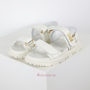 Buy Dior Dioract Sandal White Lambskin White KCQ547LAB_S03W Quality Reps Replicas Shoes