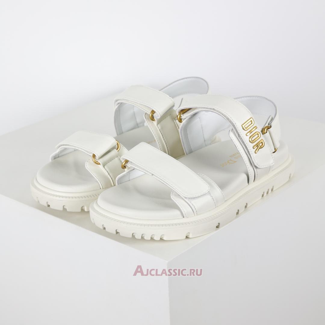 New Dior Dioract Sandal "White Lambskin" KCQ547LAB_S03W Shoes