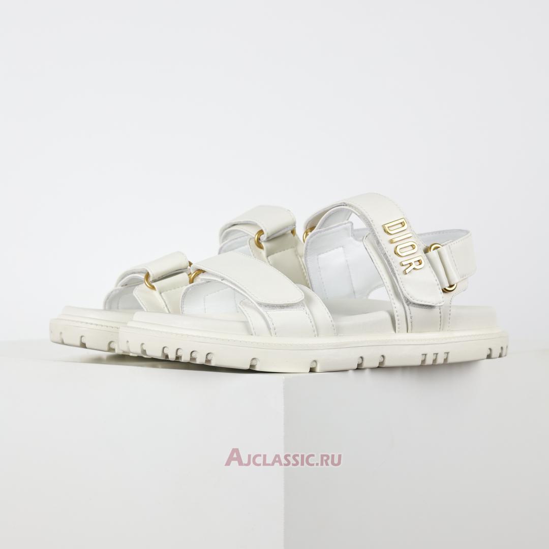 New Dior Dioract Sandal "White Lambskin" KCQ547LAB_S03W Shoes