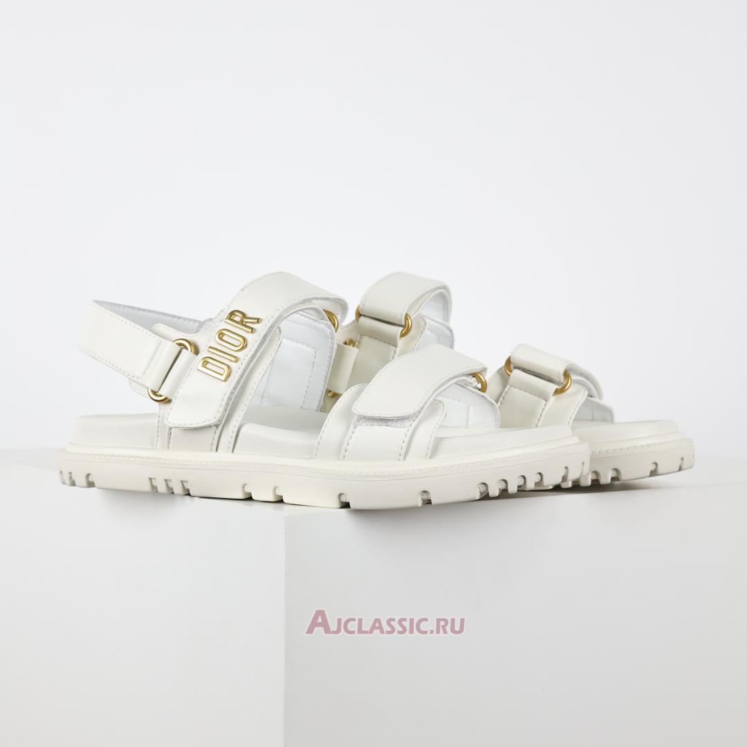 New Dior Dioract Sandal "White Lambskin" KCQ547LAB_S03W Shoes