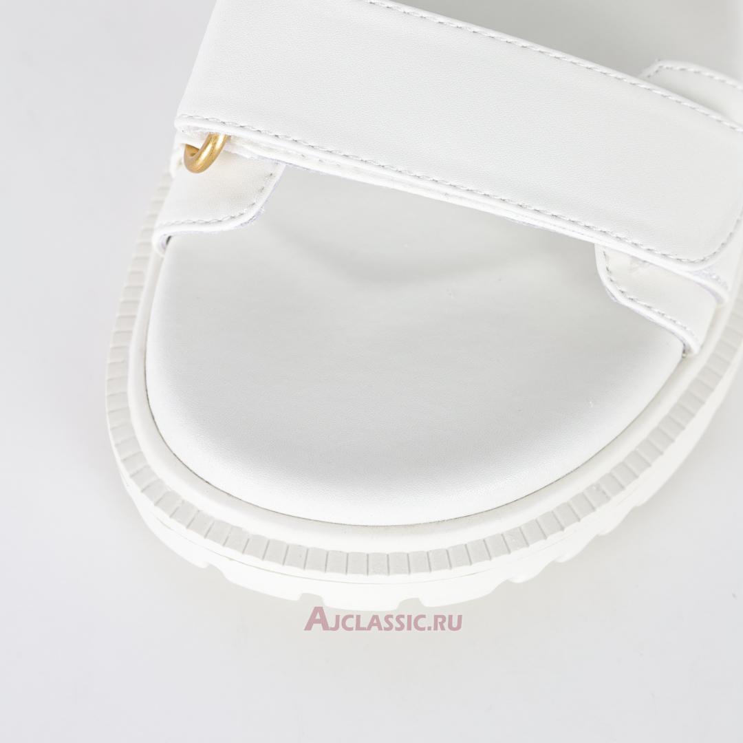 New Dior Dioract Sandal "White Lambskin" KCQ547LAB_S03W Shoes