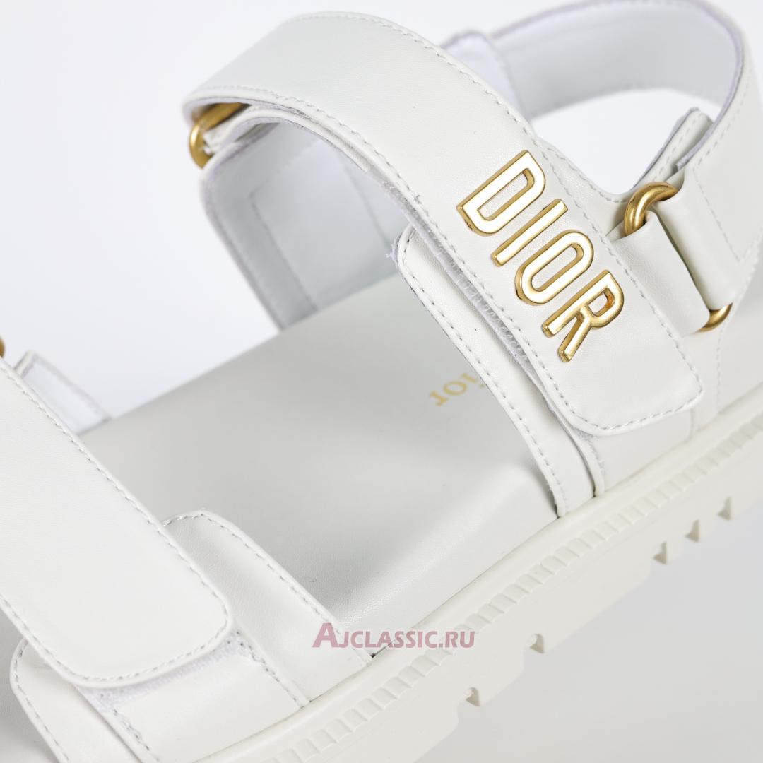 New Dior Dioract Sandal "White Lambskin" KCQ547LAB_S03W Shoes