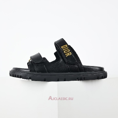 Buy Dior Dioract Slide Black Lambskin Black KCQ718LAB_S900 Quality Reps Replicas Shoes