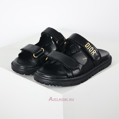 Buy Dior Dioract Slide Black Lambskin Black KCQ718LAB_S900 Quality Reps Replicas Shoes