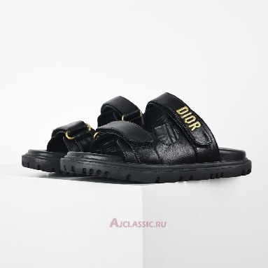 Buy Dior Dioract Slide Black Lambskin Black KCQ718LAB_S900 Quality Reps Replicas Shoes
