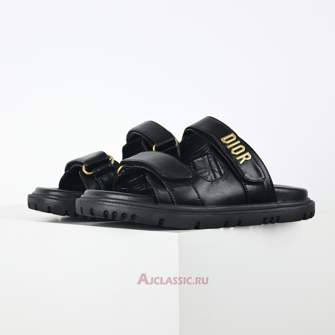 New Dior Dioract Slide "Black Lambskin" KCQ718LAB_S900 Shoes