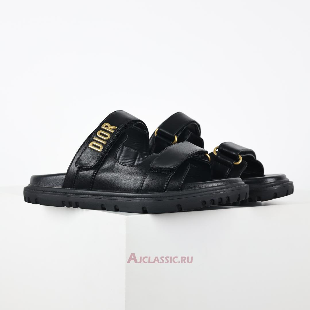 New Dior Dioract Slide "Black Lambskin" KCQ718LAB_S900 Shoes
