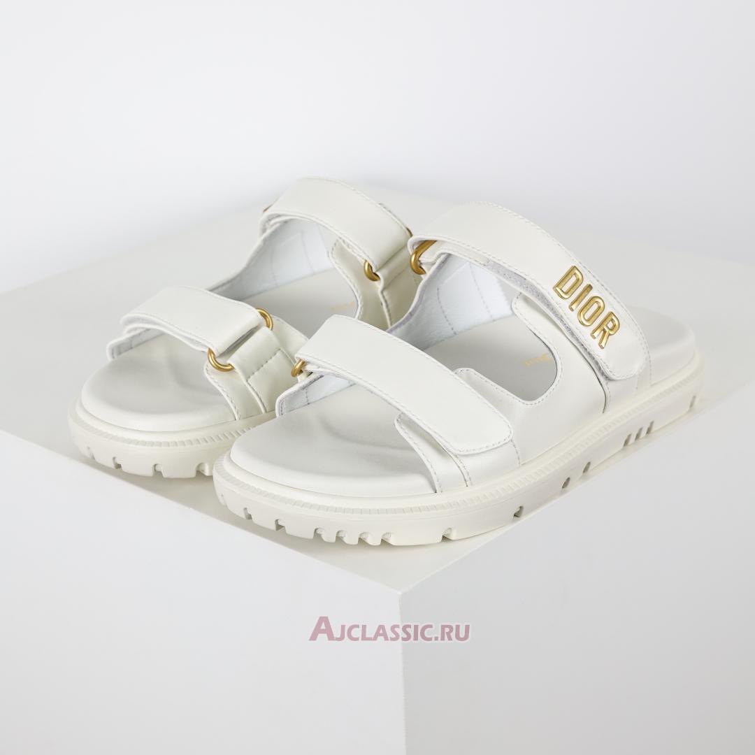 New Dior Dioract Slide "White Lambskin" KCQ718LAB_S03W Shoes