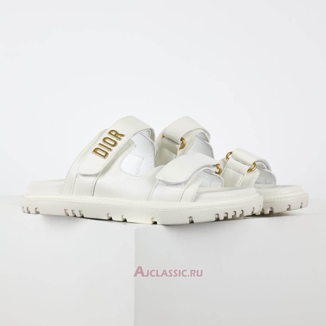 New Dior Dioract Slide "White Lambskin" KCQ718LAB_S03W Shoes