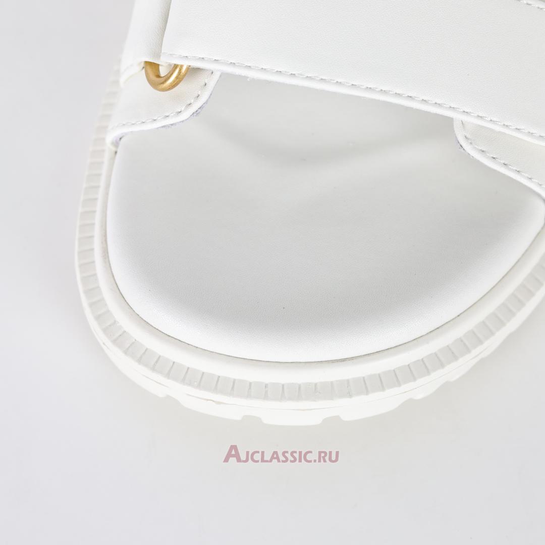 New Dior Dioract Slide "White Lambskin" KCQ718LAB_S03W Shoes