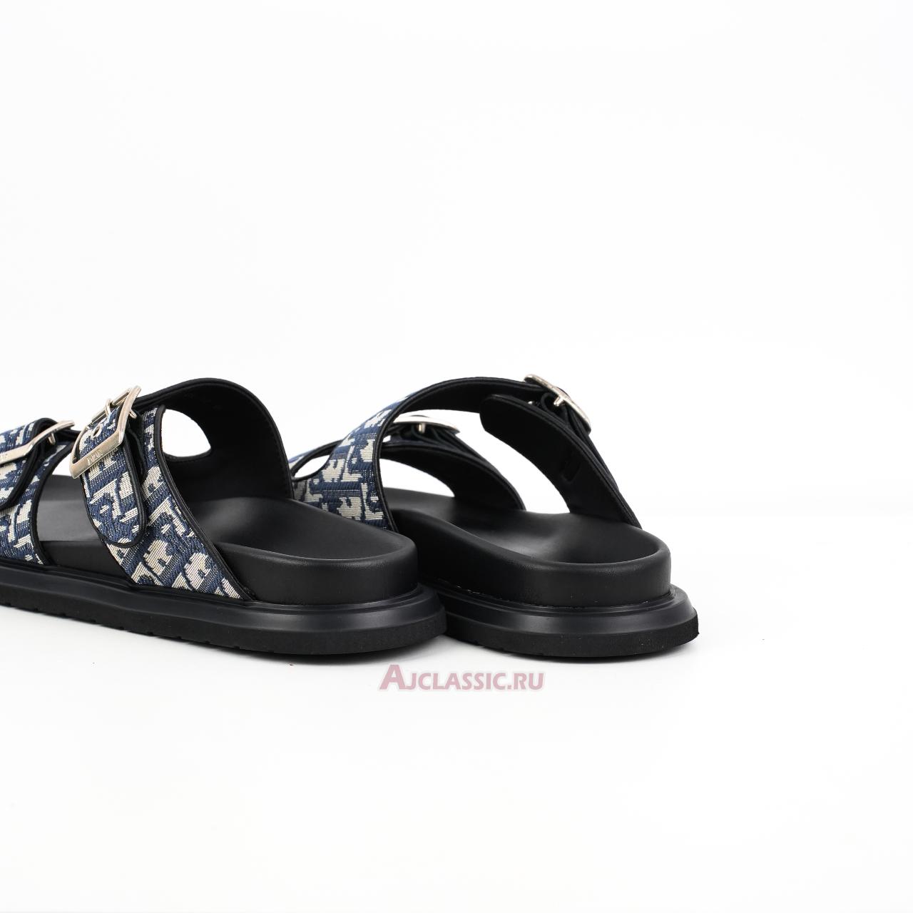 New Dior Aqua Sandal "Beige and Black Dior Oblique Jacquard" 3SA135ZSA_H561 Shoes