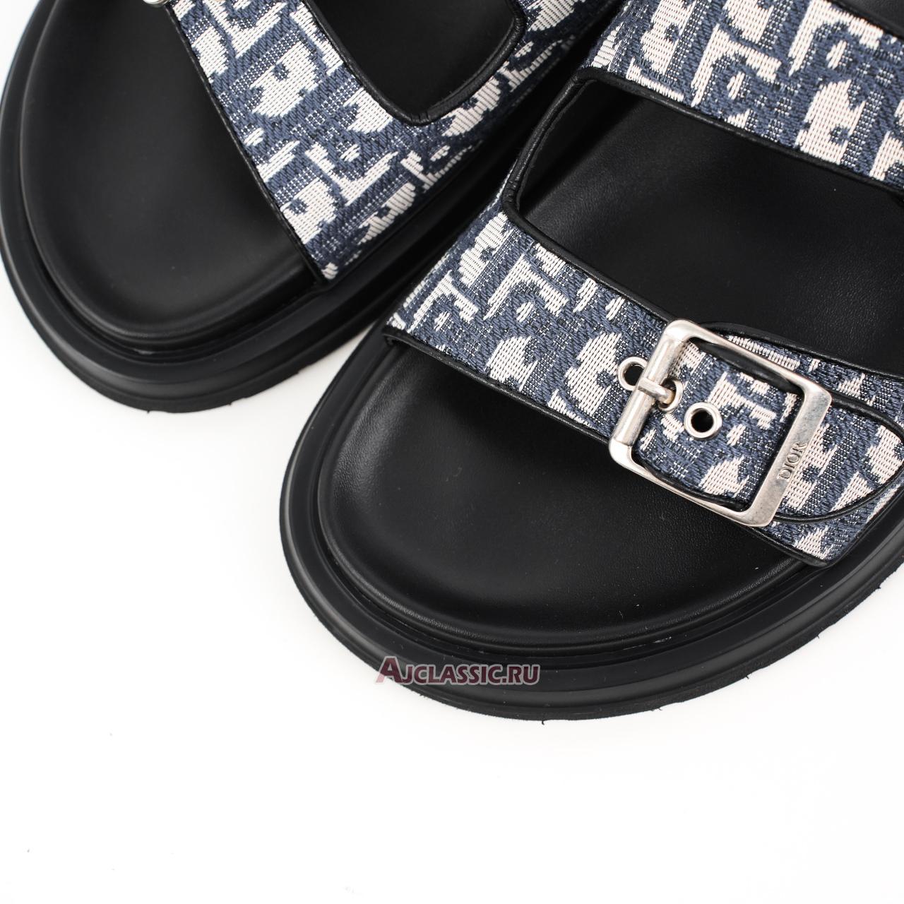 New Dior Aqua Sandal "Beige and Black Dior Oblique Jacquard" 3SA135ZSA_H561 Shoes