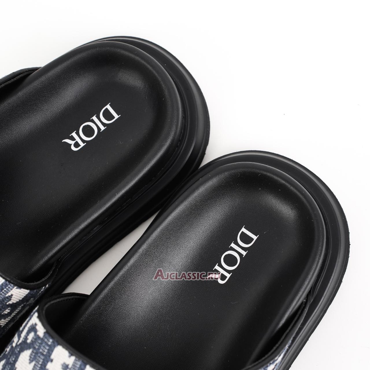 New Dior Aqua Sandal "Beige and Black Dior Oblique Jacquard" 3SA135ZSA_H561 Shoes