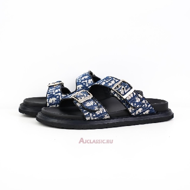 Buy Dior Aqua Sandal Beige and Blue Dior Oblique Jacquard Beige 3SA135ZSA_H561-2 Quality Reps Replicas Shoes