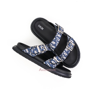 Buy Dior Aqua Sandal Beige and Blue Dior Oblique Jacquard Beige 3SA135ZSA_H561-2 Quality Reps Replicas Shoes